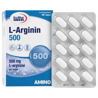 قرص ال آرژینین 500  میلی گرم یورویتال - 60 عدد 102833039