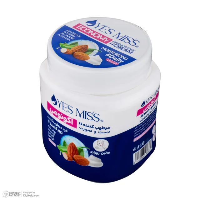 کرم مرطوب کننده یس میس مدل روغن بادام کد 02 حجم 250 میلی لیتر 102943455