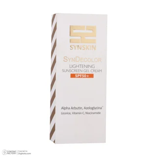 ژل کرم ضد آفتاب بدون رنگ ساین اسکین SPF50 مدل Decolor محافظ UVA ،UVB، روشن‌کننده، مناسب ان 102820177
