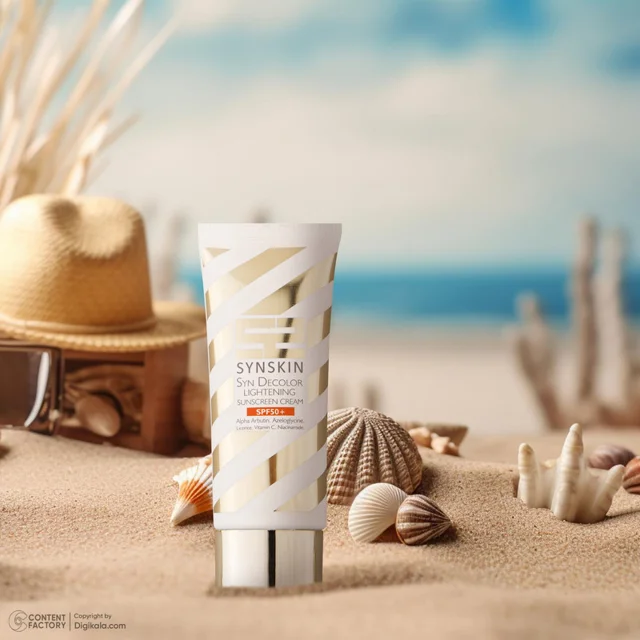ژل کرم ضد آفتاب بدون رنگ ساین اسکین SPF50 مدل Decolor محافظ UVA ،UVB، روشن‌کننده، مناسب ان 102820186