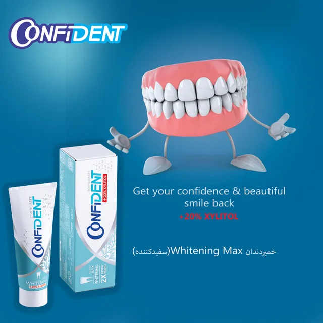 خمیر دندان کانفیدنت مدل Whitening-Max حجم 100 گرم 102967666