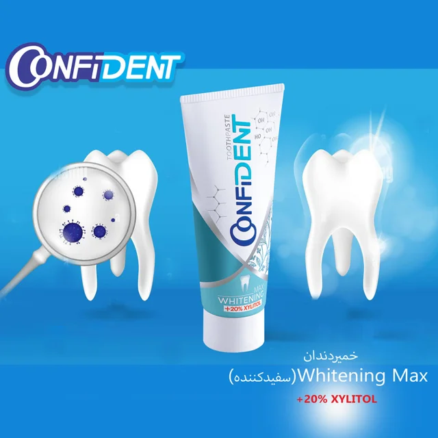 خمیر دندان کانفیدنت مدل Whitening-Max حجم 100 گرم 102967687