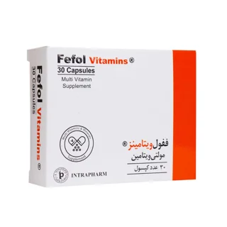 کپسول ففول ویتامینز اینترافارم بسته 30 عددی 103003387