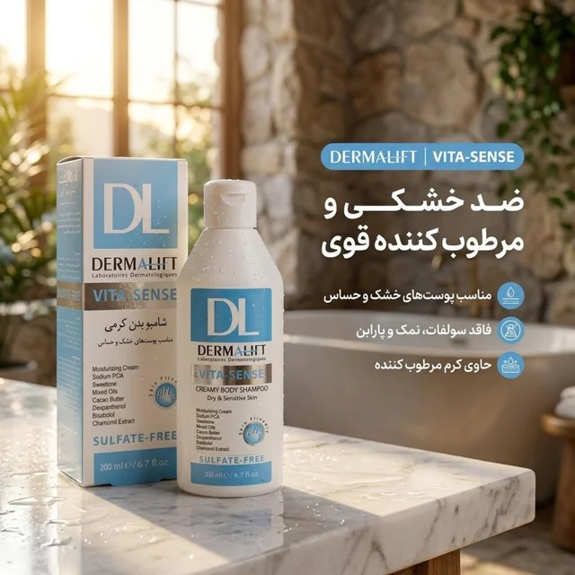 شامپو بدن درمالیفت مدل ضد خشکی حجم 200 میلی لیتر 102760179