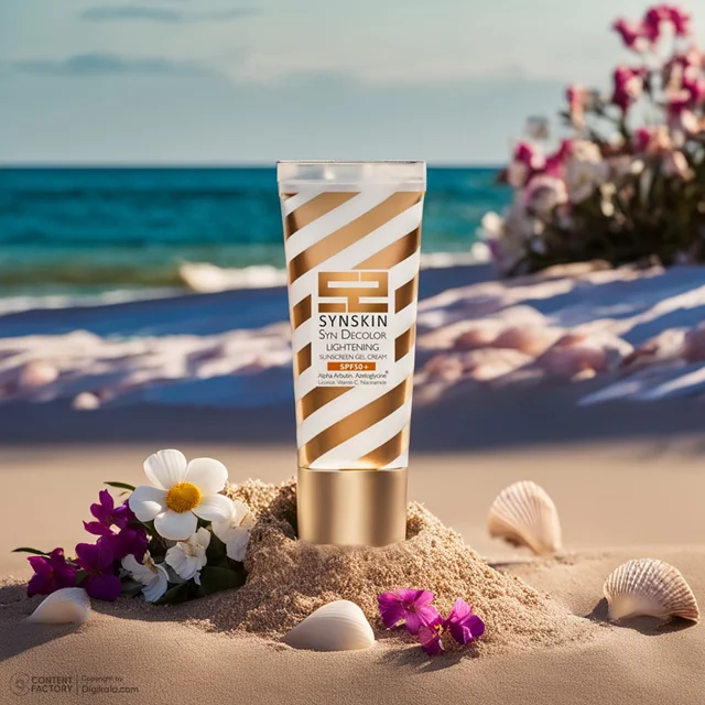 ژل کرم ضد آفتاب بدون رنگ ساین اسکین SPF50 مدل Decolor محافظ UVA ،UVB، روشن‌کننده، مناسب ان 102820199
