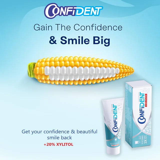 خمیر دندان کانفیدنت مدل Whitening-Max حجم 100 گرم 102967667