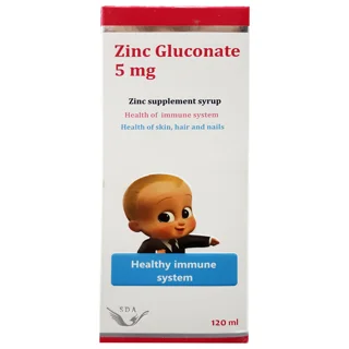 شربت زینک گلوکونات 5 میلی گرم سیمرغ دارو عطار - 120 میلی لیتر 102797287