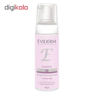 فوم شست‌وشوی صورت اویدرم مدل Eviwhite مناسب انواع پوست حجم ۱۵۰ میلی‌لیتر 102759311