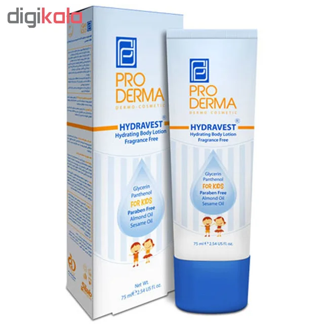 لوسیون مرطوب کننده کودک پرودرم مدل HYDRAVEST حجم 75 میلی لیتر 102882530