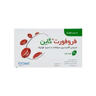 کپسول فروفورت گاین 60 دکتر عبیدی بسته 30 عددی 102836131