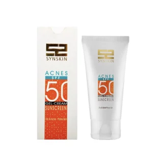 کرم ژل ضدآفتاب ساین‌اسکین SPF50 مدل Acnes حاوی محافظ UVA وUVB مناسب انواع پوست‌های چرب و ج 102820505