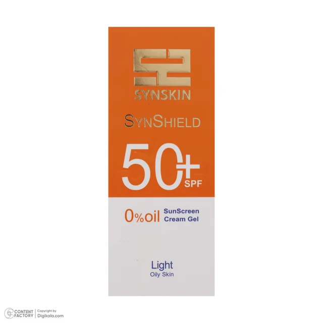 کرم ضد آفتاب رنگی ساین اسکین، SPF 50، مدل Syn Shield، ‌مناسب پوست‌های آکنه‌دار و چرب با حج 102820308