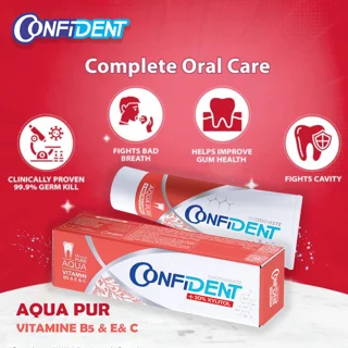 خمیر دندان کانفیدنت مدل Aqua Pure حجم 100 میلی لیتر 102967497