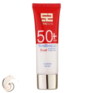 فلوئید ضدآفتاب بدون رنگ ساین اسکین SPF50 مدل SYN SHIELD، مناسب پوست‌های چرب، حجم 50 میلی‌ل 102820796