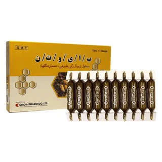 آمپول خوراکی بایوتن چوا فارم حاوی رویال ژلی بسته 10 عددی 102979452