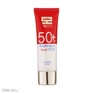 فلوئید ضدآفتاب بدون رنگ ساین اسکین SPF50 مدل SYN SHIELD، مناسب پوست‌های چرب، حجم 50 میلی‌ل 102820806