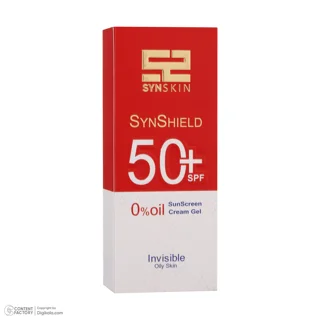 فلوئید ضدآفتاب بدون رنگ ساین اسکین SPF50 مدل SYN SHIELD، مناسب پوست‌های چرب، حجم 50 میلی‌ل 102820813