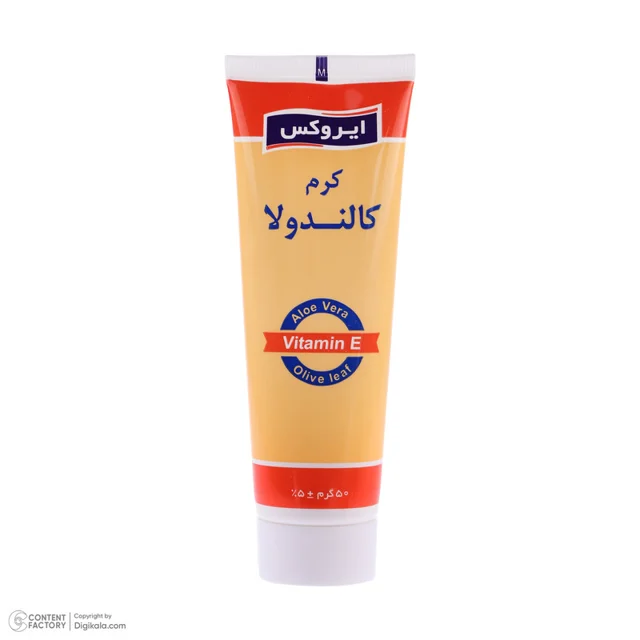 کرم مرطوب کننده دست و صورت ایروکس مدل Calendoola مناسب برای انواع پوست وزن 50 گرم 102877422