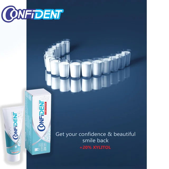 خمیر دندان کانفیدنت مدل Whitening-Max حجم 100 گرم 102967664