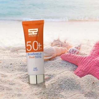 کرم ضد آفتاب رنگی ساین اسکین، SPF 50، مدل Syn Shield، ‌مناسب پوست‌های آکنه‌دار و چرب با حج 102820296
