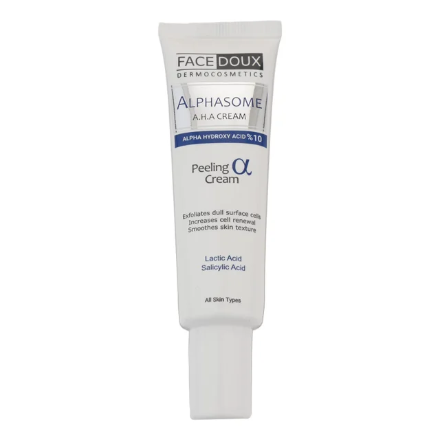 کرم لایه بردار فیس دوکس مدل Alphasome 10 مناسب انواع پوست حجم 30 میلی لیتر 102956682