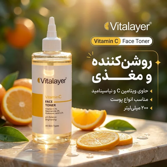 تونر ویتالیر مدل ویتامین سی حجم 200 میلی لیتر 102818575