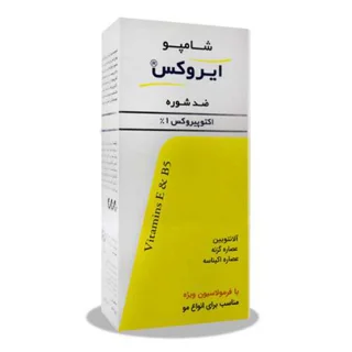 شامپو ضدشوره ایروکس مخصوص موهای دارای شوره و انواع مو، حجم 200 میلی‌لیتر مدل اکتوپیروکس، ح 102846716