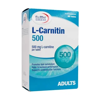 قرص ال کارنیتین یوروویتال -500 میلی گرم بسته 60 عددی 102833829
