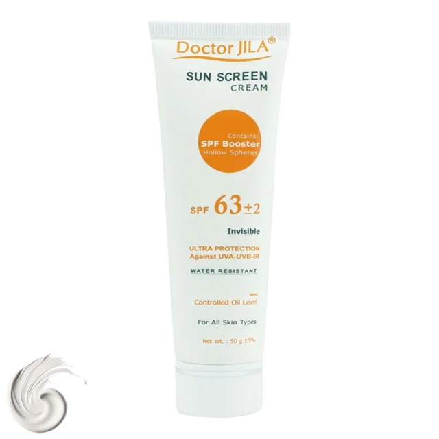 کرم ضدآفتاب دکتر ژیلا مدل Invisible با SPF63، حجم 50میلی‌لیتر 102819995