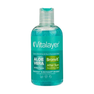 ژل ترمیم کننده و تسکین دهنده پس از آفتاب ویتالیر مدل bronvit aftersun حجم 250 میلی‌لیتر، م 102818675