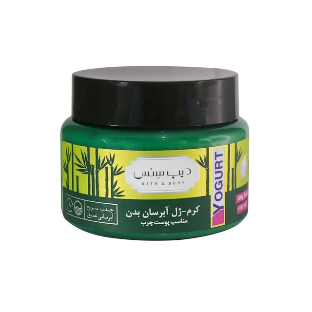 کرم ژل بدن دیپ سنس مدل درخت چای و بامبو حجم 250 میلی‌لیتر بافت سبک، جذب سریع، آبرسان و مرط 102945193
