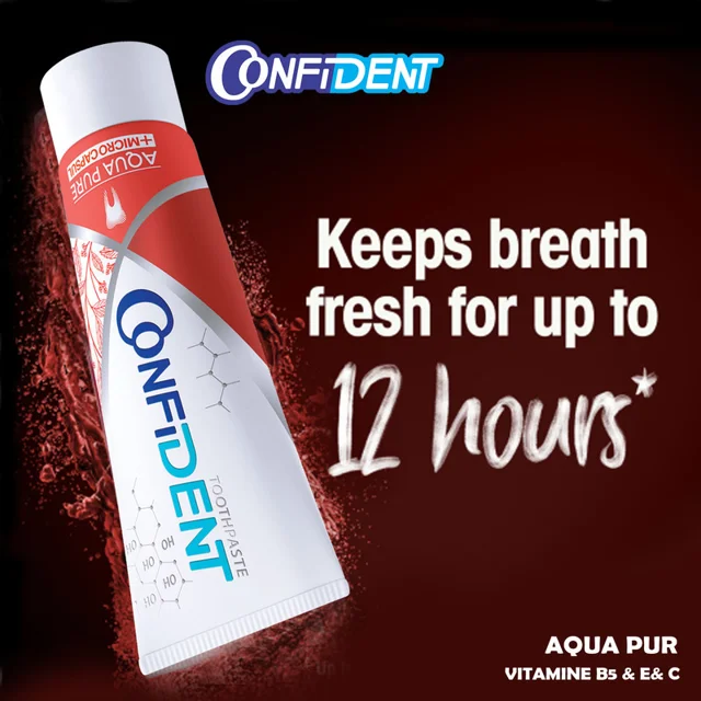 خمیر دندان کانفیدنت مدل Aqua Pure حجم 100 میلی لیتر 102967498