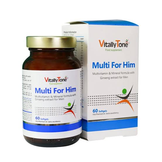 ویتالی تون مولتی فور هیم MULTI FOR HIM سافت ژل 60 عددی