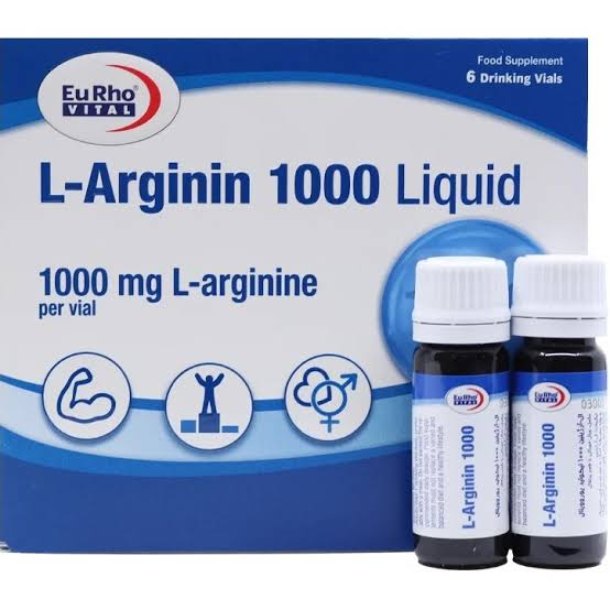 ال آرژنین 1000لیکوئید ویال یوروویتال ویال 6 عددی
