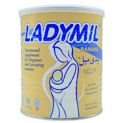 لیدی میل موزی پودر 400 گرمی