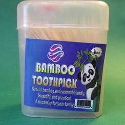خلال دندان BAMBOO TOOTHPICK