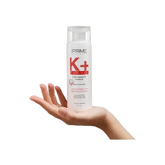 پرایم شامپو موهای کراتین فری سولفات +K