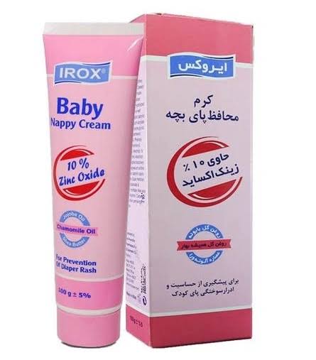 ایروکس کرم محافظ پای بچه حاوی زینک اکساید 10 درصد