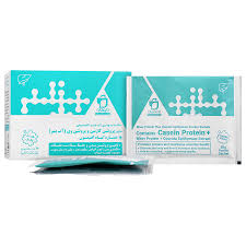 ساشه پودری آب پنیر پروتئین کازئین و پروتین وی 10 عددی