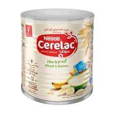 سرلاک گندم و موز 7 ماهگی برند nestle