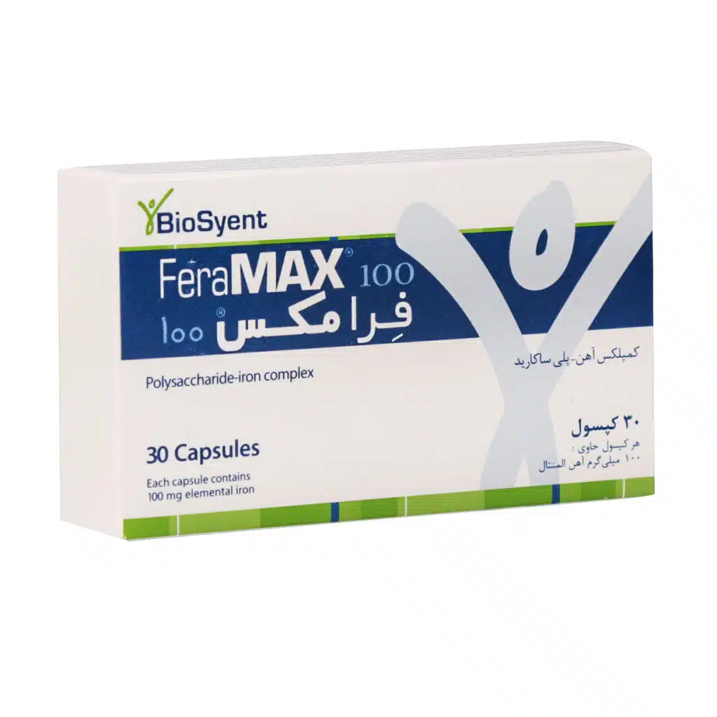 فرامکس کپسول 30 عددی آهن 100 میلی گرم