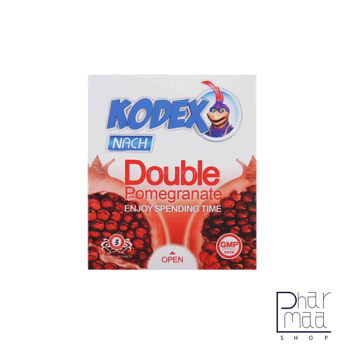 کاندوم کدکس مدل 3 عددی Double Pomegranate