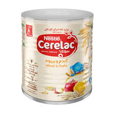 سرلاک گندم و میوه 8 ماهگی برند nestle