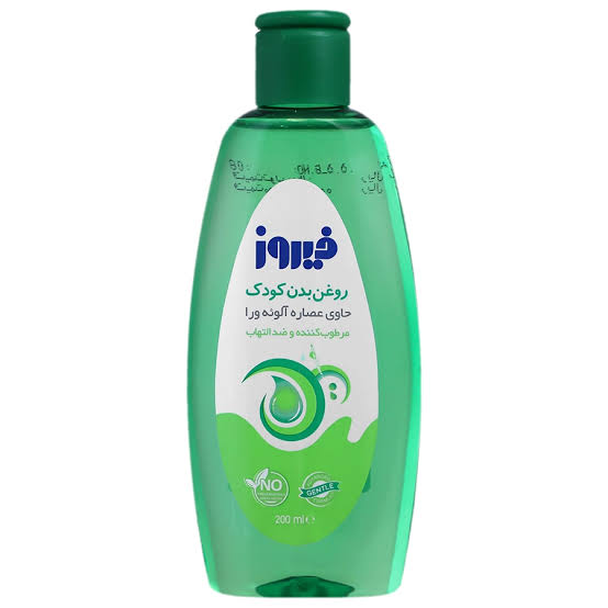 فیروز روغن بدن کودک حاوی عصاره آلوئه ورا 200 میل