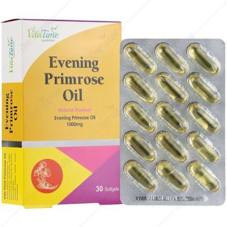 روغن گل مغربی 1000 میلی گرم  vita time سافت ژل 30 عددی